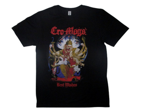 新品☆正規品 CRO-MAGS クロマグス Tシャツ 黒 SIZE:M.n.y.h.c siv h2o bad brains fugazi ゴリラビスケッツ クロスオーバースラッシュ