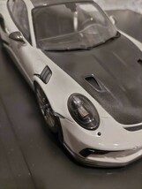 1/18 Spark PORSCHE 911 GT3 RS Weissach Package ポルシェ ディーラー 特注 別注 911台限定 バイザッサ ヴァイザッハ スパーク_画像7