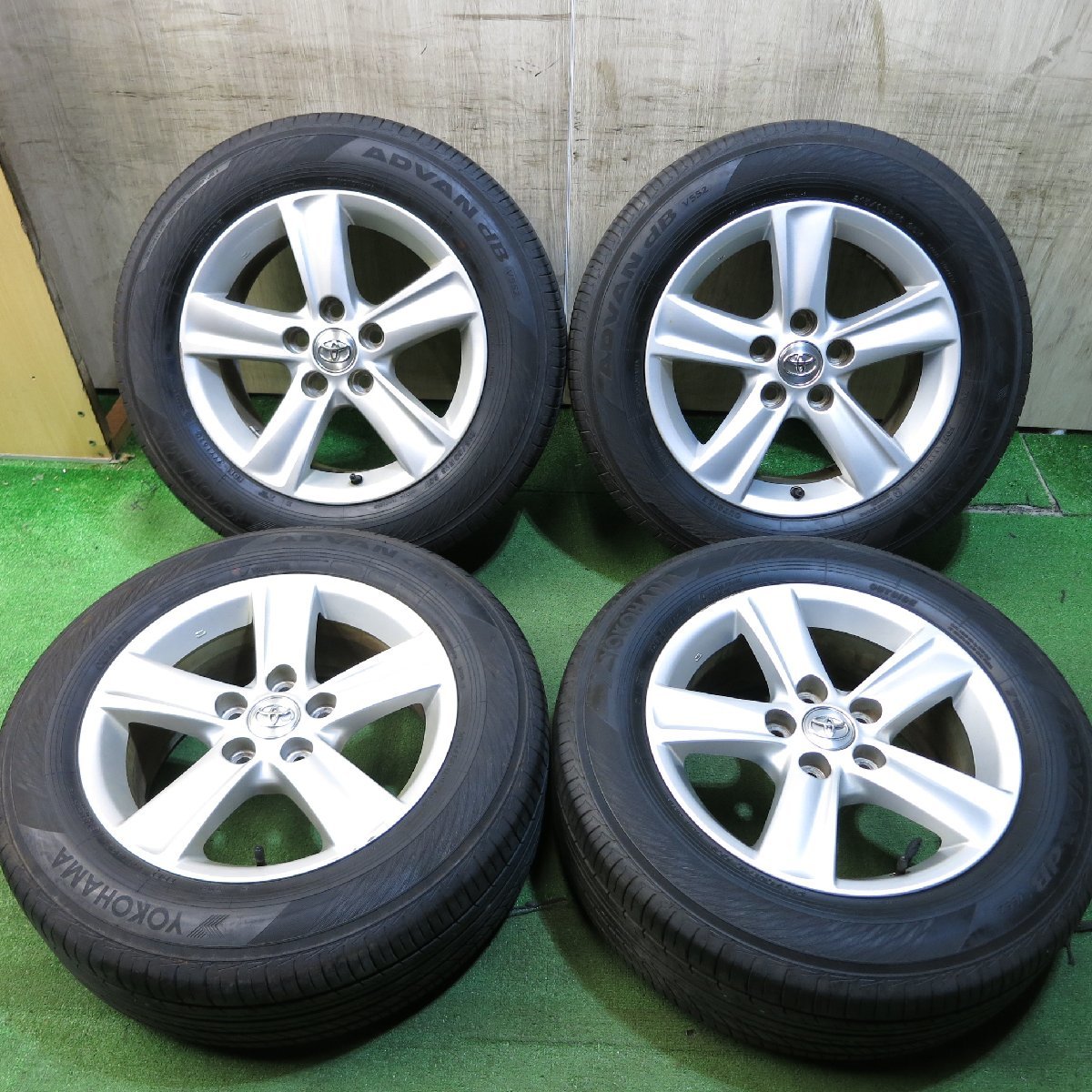 バリ山!美品!トヨタマークX純正16×7JJ+50、セイバーリング215/60R
