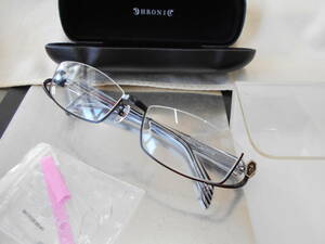 CHRONIC black nik super good-looking reverse half rim glasses frame CH-133-2 stylish 