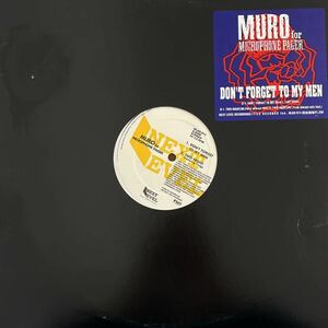 LP■12inch/HIPHOP/Muro/Don't Forget To My Men/NLAD 014/US盤/ムロ