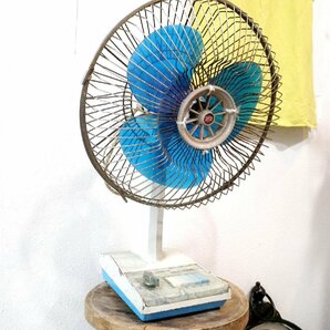 ○小泉産業 meiko panacool ブルーの羽根の扇風機 レトロ 昭和 ヴィンテージ 古道具のgplus広島 2304iの画像1