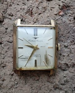 ○TAKANO/タカノ　手巻き腕時計　スーパー 17石 角型　古道具のgplus広島2304ｋ