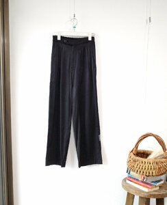 ★送料無料！USINE/ユジーヌ　*タック　ストレートパンツ/size:S*　古着のgplus広島　2304r5