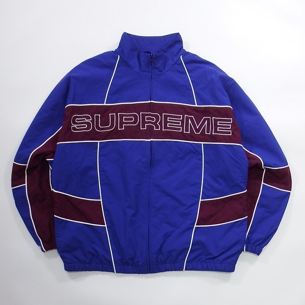 名作19ss】Supreme FloralSilk古着トラックジャケット緑M ナイロン ...