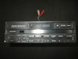 # Audi 100 tape deck used J8AAA1A01 parts taking equipped 80 90 B3 B4 C3 cassette deck AM FM radio CD audio car stereo #