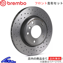 ブレンボ エクストラブレーキディスク フロント左右セット レガシィツーリングワゴン BP5 09.9077.1X brembo XTRA BRAKE DISC_画像1