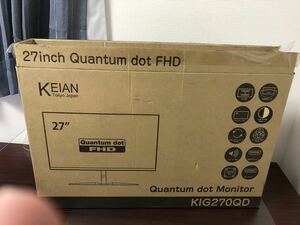 KEIAN HDR対応27型ワイド量子ドットゲーミングモニター KIG270QD最終値下げ！