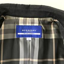 ★送料無料 超美品 BURBERY BLUE LABEL バーバリー ブルーレーベル アウター ジャケット 黒 サイズ36 レディース 女性用_画像6