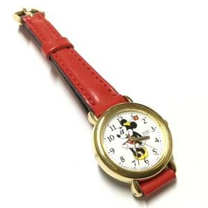 [ retro * Vintage, батарейка заменен ] Seiko Alba SEIKO ALBA Disney Minnie Mouse наручные часы 