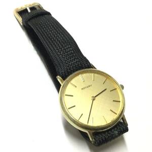 【レア&ビンテージ、中古稼働中】イギリス ROTARY ロータリー 手巻き 機械式腕時計