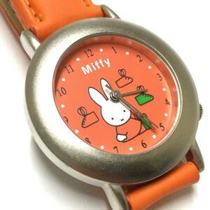 [ new goods unused, battery replaced ] Miffy Miffy wristwatch ⑧ character watch 