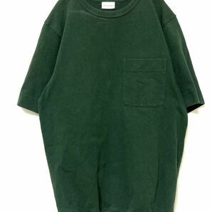 ドリスヴァンノッテン DRIES VAN NOTEN クルーネック リブ tシャツ ニット 半袖 メンズ 緑 グリーン トップス コットンの画像1