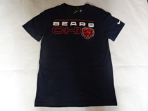 ★USA購入 ナイキ【Nike】製 NFLアメフト シカゴ ベアーズ 【Chicago Bears】ロゴプリントTシャツ US Sサイズ ネイビー★_画像1