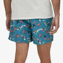 新品未使用 送料無料 patagonia パタゴニア mens baggies shorts メンズ バギーズ ショーツ size:S color:MBWA Mr. Badger: Wavy Blue_画像3