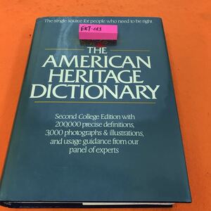 E87-013 THE AMERICAN HERITAGE DICTIONARY