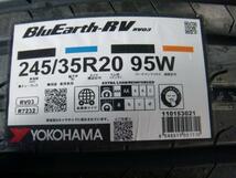 ★平店★● 未使用品 夏タイヤ４本セット 245/35R20 95W ヨコハマ BluEartｈ-RV ブルーアースRV03 アルテオン S60 V60 等_画像2