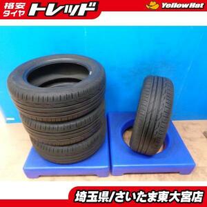 【東大宮】お買い得【中古タイヤ】BS トランザT001 205/55R16 91V 2019製4本SET オーリス レクサスCT200 カローラスポーツ ゴルフ