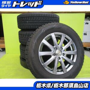 M・ベンツ Vクラス W639 中古冬セット 225/60R16 ヨコハマ アイスガード IG60 2018年製 バラーレ 6.5J 5/112 +49 純正ボルト対応品