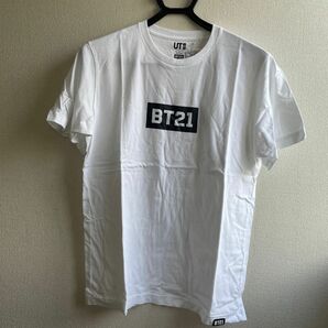 入手困難レア！未使用UNIQLOユニクロ BT21グラフィックTシャツメンズLサイズ　タグ付き　