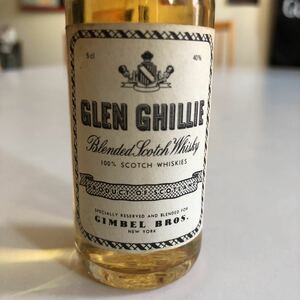 スコッチウイスキーＧＬＥＮ　ＧＨＩＬＬＩＥ未開封ミニボトル