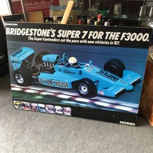 ブリヂストン　スーパー7 Ｆ3000 大型パネルポスター　レーシングカー