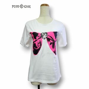 【CHOICE】リボンプリント Tシャツ 白 S/チョイス/セクシーダイナマイトロンドン/SEXY DINAMITE LONDON/カットソー/PUNK/パンク