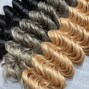 《お得な100g》ウェーブエクステ☆ブレイズ