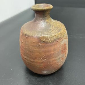 西川政美 備前 とっくり 人間国宝 金重陶陽 高さ約12cm 備前焼