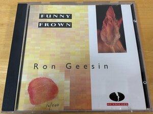 ◎RON GEESIN / Funny Frown ※限定500枚(手書きNo.16)/指紋押印【HEADSCOPE HEDCD 001】1991年発売ATOM HEART MOTHER/Music From The Body