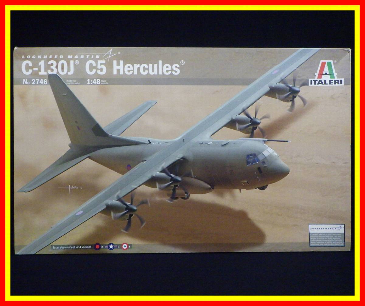 イタレリ 1/48 C-130J C5 Hercules プラモデル-