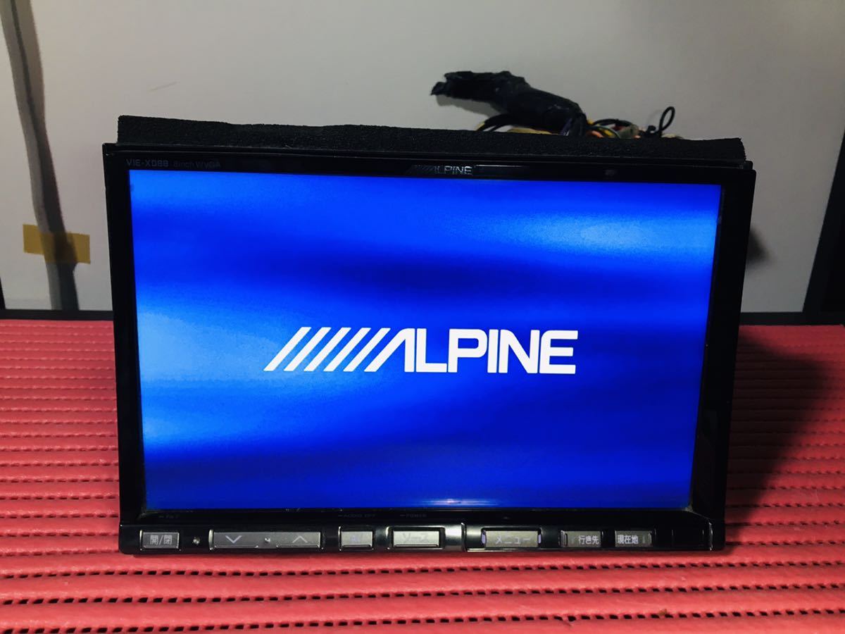 気に入って購入 ALPINE VIE-X088 8インチモニター地図データは2010 (F
