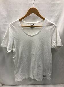 Diesel Industry 半袖 Tシャツ 無地 メンズ S ホワイト クルーネック ディーゼル 23042801