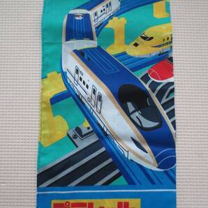 新品 プラレール ハンカチ E7系かがやき 立体交差 E5系はやぶさ E6系こまち ドクターイエロー N700A 綿100% 男の子 新幹線 電車柄 送料無料