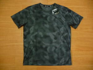  new goods * Puma DRY training shirt *L/ black *.. camouflage 