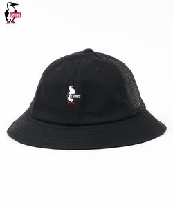 CHUMS Booby Mesh Hat Black チャムス ブービー メッシュ ハット（ユニセックス）帽子 ブラック／黒 CH05-1316／Free Size