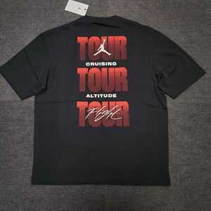 正規品　新品　Jordan　綿　半袖Tシャツ　Flight 　Tee　ナイキ　ジョーダン バスケ　ブラック L