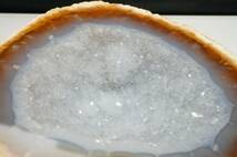 【即決特別価格！早い者勝ち！】30年前の希少在庫!ジオード・ドーム水晶、石英クラスターが神秘的なドーム型原石281g_画像3