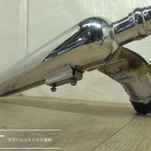 カワサキ W650 マフラー サイレンサー KHI K 421 左 P0604237の画像5