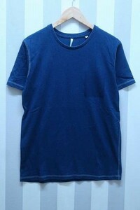 2-1638A/HALHAM 半袖インディゴTシャツ ハルハム 送料200円