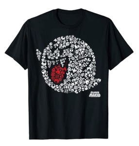 スーパーマリオ ★ テレサ 黒A Ｔシャツ M 