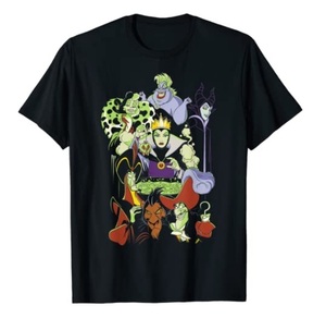 ディズニー ★ ヴィランズ ブラックA Ｔシャツ 4XL