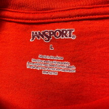 JANSPORT ジャンスポーツ カレッジチームロゴ プリント ロングTシャツ メンズL_画像8