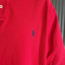 ビッグサイズ Polo by Ralph Lauren オールドラルフローレン 鹿の子 ポロシャツ メンズ2XL_画像4