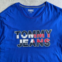 TOMMY JEANS トミー ジーンズ フロントロゴプリント Tシャツ メンズXL_画像1