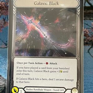 Galaxxi Black Cold Foil(flesh and blood)