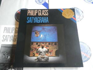 [ коробка LP] Philip стакан (I3M39672 орхидея CBS1985 год 3 листов комплект SATYAGRAHA высококачественный звук MASTERWORKS цифровой запись PHILIP GLASS)
