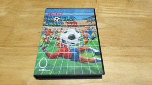 ★MD「テクモ ワールドカップ'92(TECMO WORLD CUP'92)」箱・取説付き/SIMS/メガドライブ/MEGA DRIVE/SPT/サッカー/SOCCER/レトロゲーム★