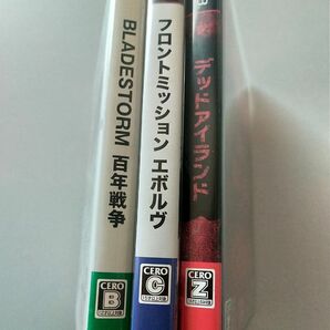 PS3ｿﾌﾄ ﾌﾛﾝﾄﾐｯｼｮﾝｴﾎﾞﾙｳﾞ 他 2本セット