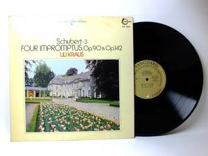 SOL-2025 【ピアノ】　リリー・クラウス　シューベルト　４つの即興曲　作品９０　作品１４２　LP 【8商品以上同梱で送料無料】